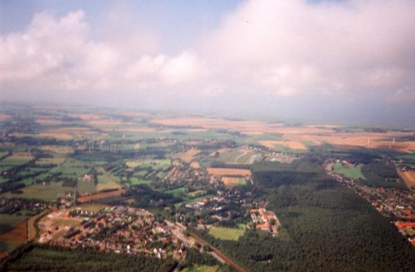 Nordholz - Blick von der Ortsmitte Richtung Südwest